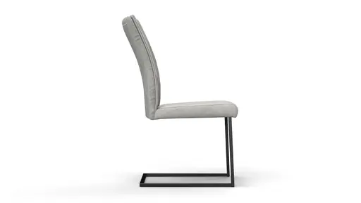 Freischwinger Floriana - Stoff, Hellgrau