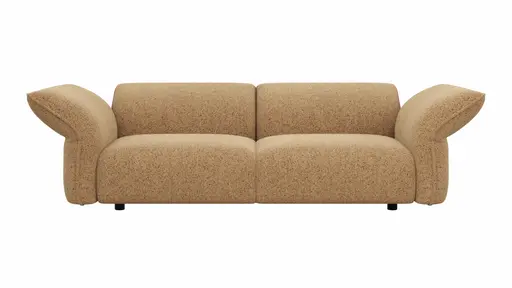 Sofa Motone - 3-Sitzer, Stoff, Kurkuma