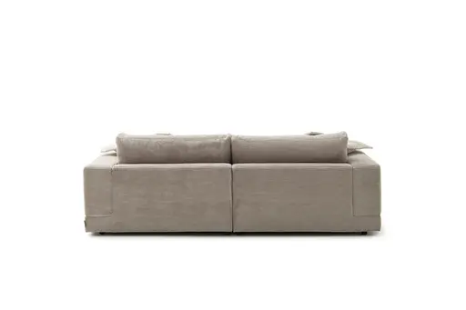 Megasofa Juni Lounge - B ca. 252 cm, Cord, Taupe