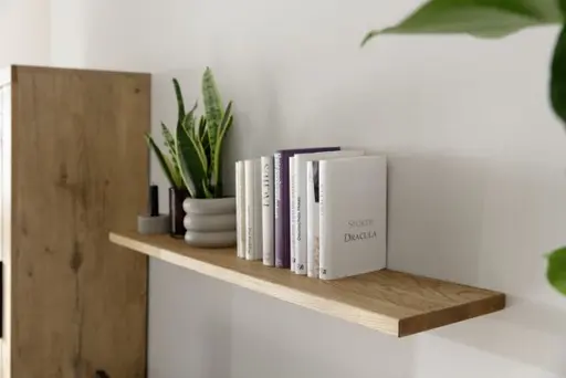 Wandboard - B ca. 110 cm, Wildeiche massiv geölt