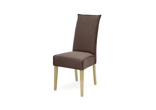 Stuhl SITTING TOGETHER_K- Stoff, Schoko, Eiche Natur