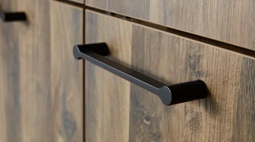 Inselküche 53.190 GL 1 519, Onyxschwarz matt