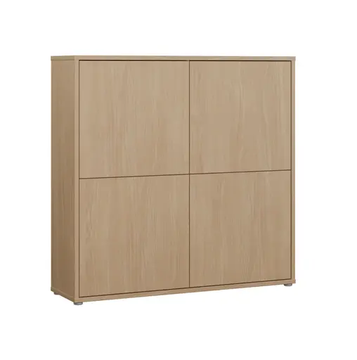 Kommode FAID- B ca. 124 cm, Sandeiche Dekor