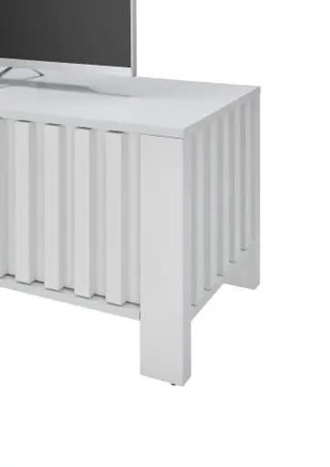 TV-Lowboard - B ca. 154 cm, Weiß