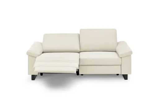 Sofa CALM PLUS 2.0 - 3-Sitzer, Relaxfunktion teilmotorisch, Stoff, Natur