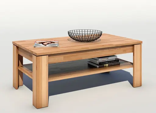 Couchtisch - Kernbuche teilmassiv, geölt