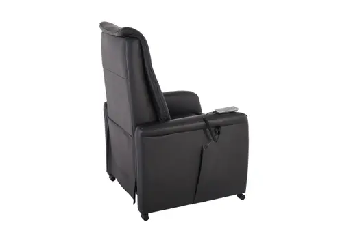 TV-Sessel MITCH - Relaxfunktion, Kunstleder, Schwarz