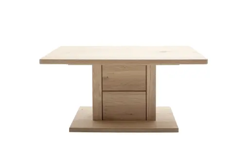 Couchtisch - LB ca. 95x55 cm, Eiche Nachbildung, Eiche massiv geölt