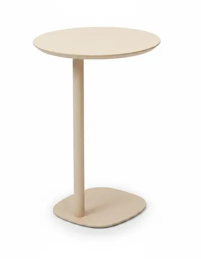 Beistelltisch Volaris N - DH ca. 40x54 cm, Eiche massiv, Bianco