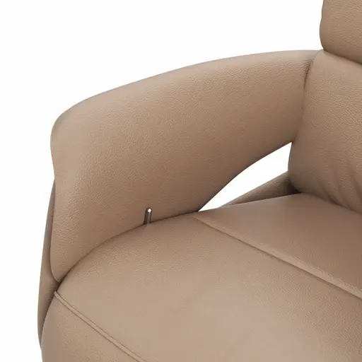 Relaxsessel Amila - Größe M, inkl. Relaxfunktion und Kopfteilverstellung, Leder, Rauchbraun