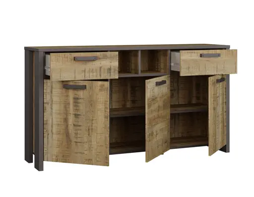 Sideboard FEA- Mango, Grau