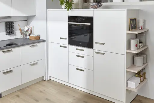 U-Küche 50.100 GL 5 521, Kristallweiß