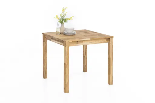Esstisch- LB ca. 80x80 cm, Eiche, Massiv, Geölt