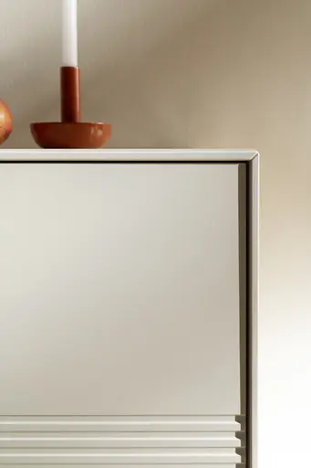 Sideboard Colore - B ca. 200 cm, Lack, Weiß