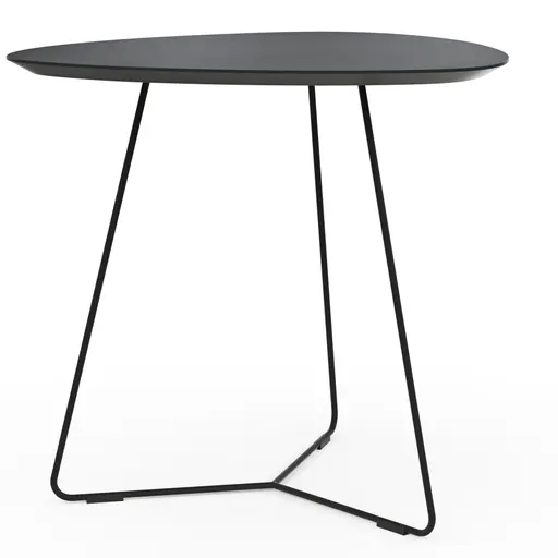 Ecktisch Fano - LBH ca. 59x50x55 cm, Fenix, Schwarz