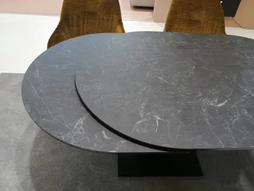 Armlehnenstuhl MAREK - Stoff, Anthrazit 