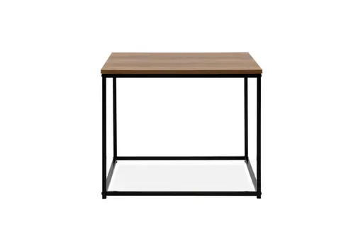 Couchtisch - LB ca. 60x60 cm, Artisan Eiche Nachbildung, Schwarz