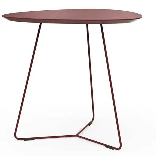 Ecktisch Fano - LBH ca. 59x50x55 cm, Fenix, Bordeaux