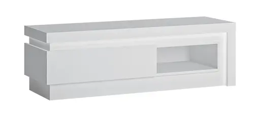 TV-Unterteil - mit Beleuchtung, Weiß