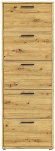 Schuhkipper - B ca. 59 cm, Artisan Eiche Nachbildung