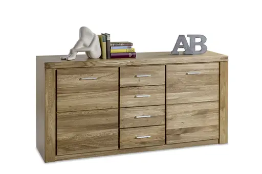 Sideboard - Kernbuche, teilmassiv, geölt