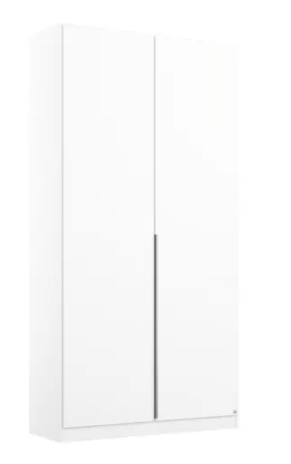 Drehtürenschrank- B ca. 91 cm, Weiß