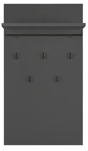 Garderobenpaneel - B ca. 69 cm, Anthrazit