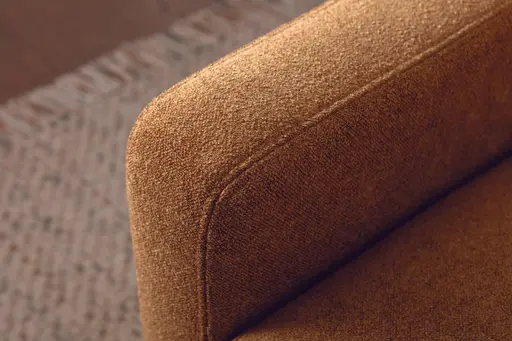 Sofa Lakeville 1 - inkl. Schlaffunktion, Gestell schwarz, Stoff, Senfgelb