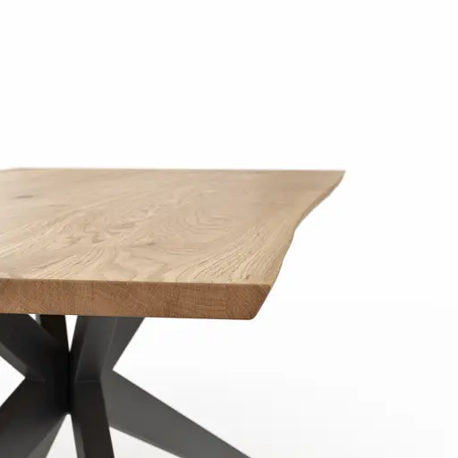 Esstisch Nayara - LB ca. 220x100 cm, Münsterland-Eiche massiv, geölt