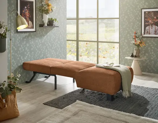  Faltsessel EBBY - ohne Armlehne inkl. Schlaffunktion, Stoff, Rot