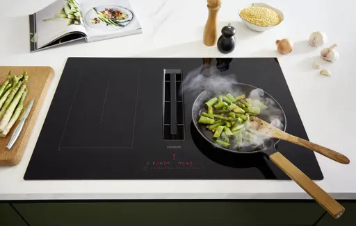 Inselküche 54.160 CO 4 521, Kristallweiß samtmatt Lack