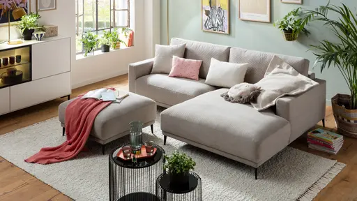 Longseat Solero - Stoff, Hellgrau