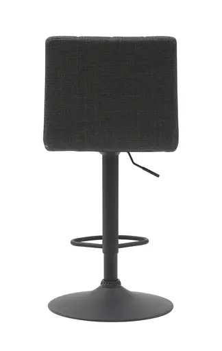 Barhocker - drehbar, höhenverstellbar, Stoff, Anthrazit