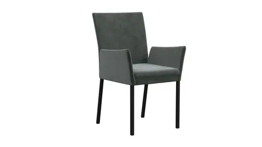 Armlehnstuhl Salamanca Classic - Stoff, Petrol