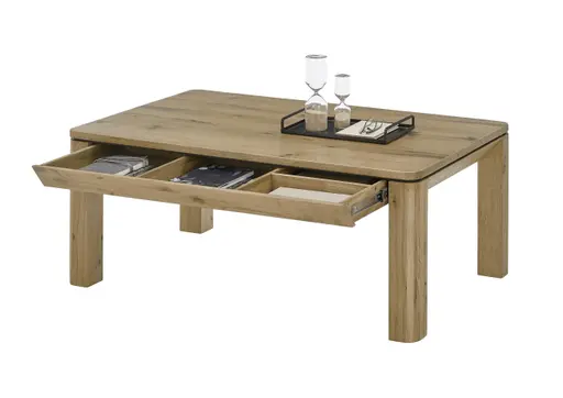Couchtisch - Schublade, LBH ca. 110x70x45 cm, Eiche furniert