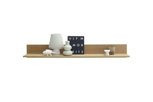 Wandboard - B ca. 153 cm, Eiche Furnier geölt, Wildeiche massiv geölt