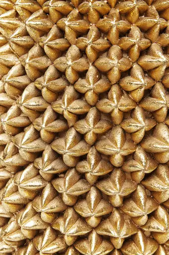 Deko-Vase- DH ca. 24,50x49,50 cm, Goldfarben