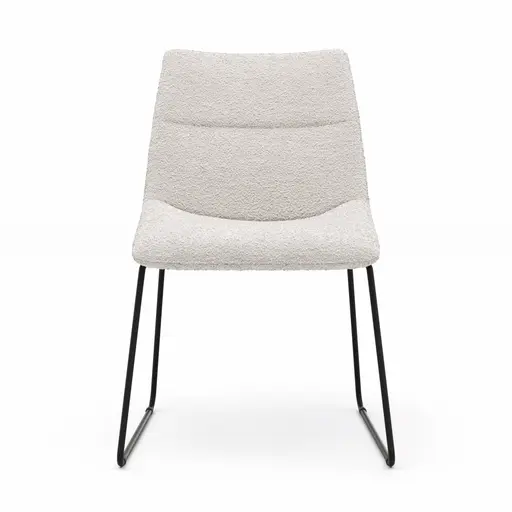 Stuhl Maluhia - Stoff, Hellgrau