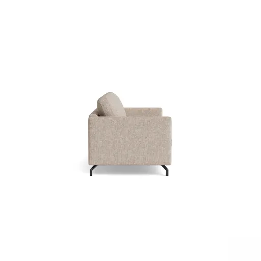 Sofa Cuneo Klassik - 3-Sitzer, Stoff, Beige