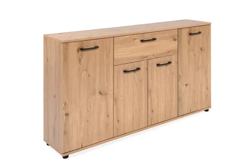 Sideboard- B a. 138 cm, Eiche Dekor