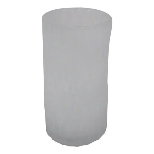 Deko-Vase - DH ca. 12x33 cm, Weiß Matt