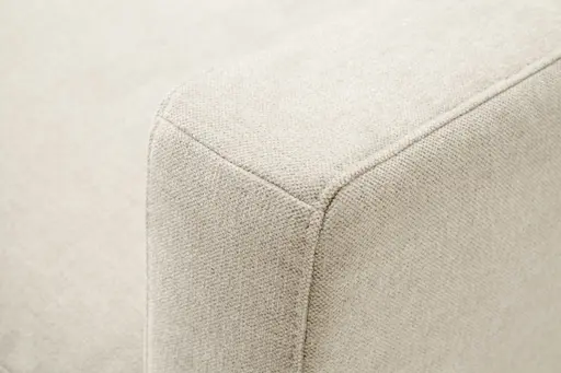 Ecksofa Anna - Ecke links mit 2,5-Sitzer inkl. Relaxfunktion (motorisch), Stoff, Beige