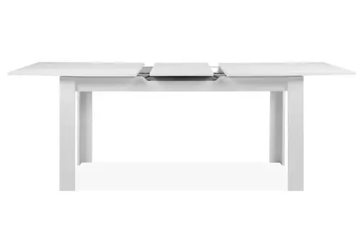 Esstisch - ausziehbar, LB ca. 160x80 cm, Weiß