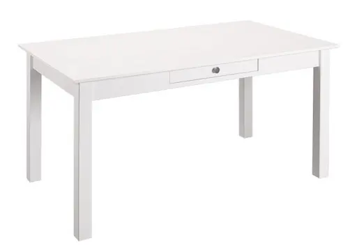 Esstisch - LB ca. 145x80 cm, Weiß