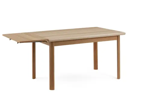 Esstisch - ausziehbar, LB ca. 122x82 cm, Kernbuche teilmassiv