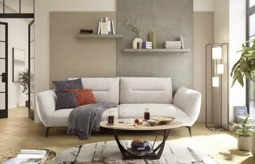 Couchtisch - LB ca. 100x60 cm, Artisan Eiche Nachbildung, Schwarz