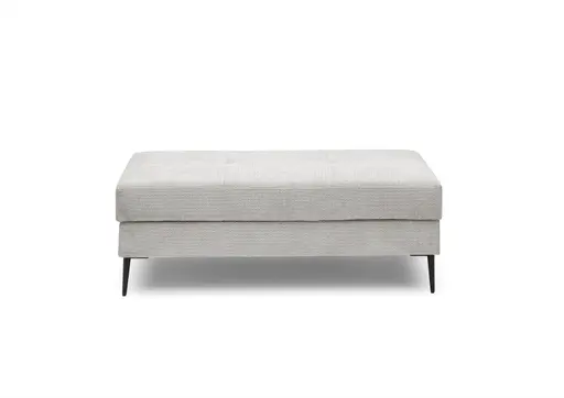 Megahocker - mit Stauraum, LB. ca. 140x80, Stoff, Creme