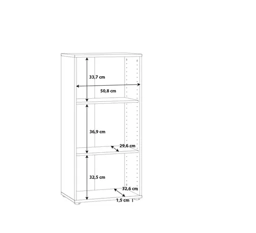 Regal FAIK - Eiche Dekor