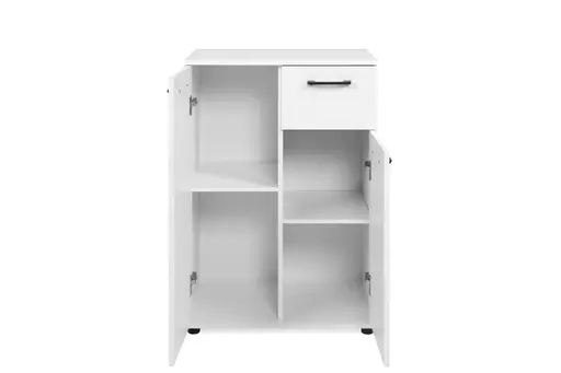 Kommode- B ca. 60 cm, Weiß, Hochglanz