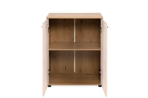 Kommode- B ca. 60 cm, Eiche Dekor, Beige